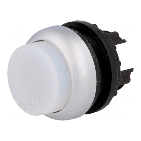 Comutator Apăsare 22mm Alb IP67 | Electronic-mag.ro | Componente Electronice