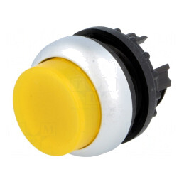 Comutator apăsare 22mm galben | Electronic-mag.ro | Componente Electronice