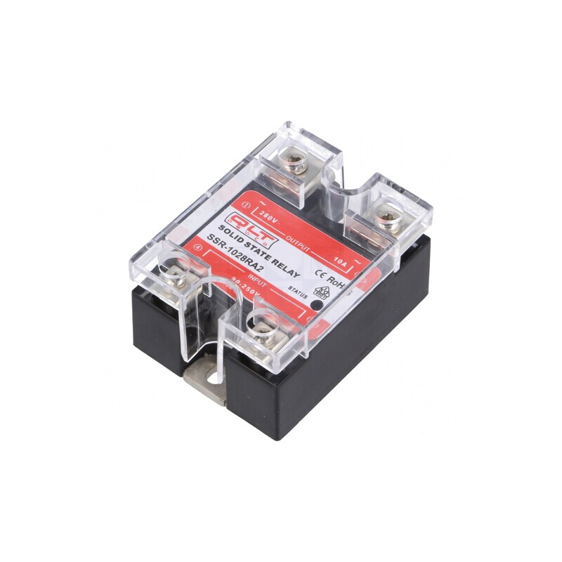 Releu Semiconductor 1-Fazat 10A 90-250VAC 24-280VAC | Electronic-mag.ro | Componente Electronice