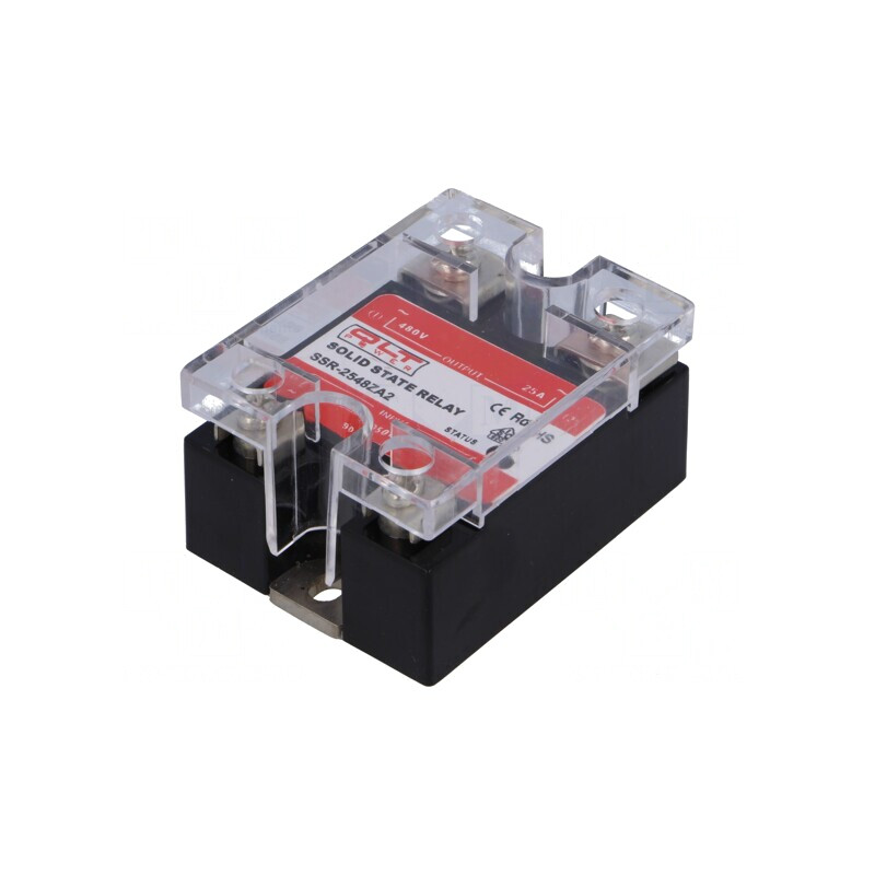 Releu Semiconductor 1-fazat 25A 90-250VAC | Electronic-mag.ro | Componente Electronice