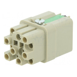 Conector HDC Inserturi Contact Mamă Han Q 13 12 PE | Electronic-mag.ro | Componente Electronice