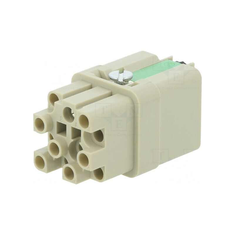 Conector HDC Inserturi Contact Mamă Han Q 13 12 PE | Electronic-mag.ro | Componente Electronice