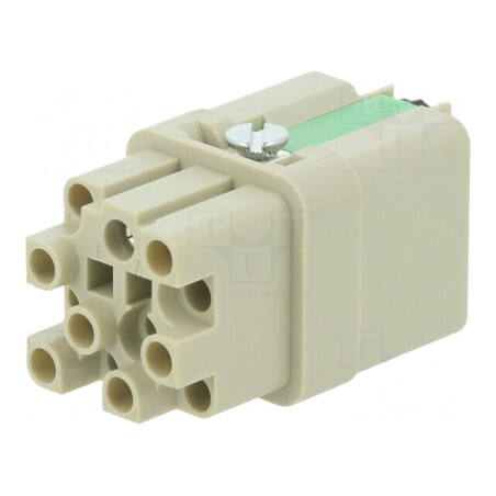 Conector HDC Inserturi Contact Mamă Han Q 13 12 PE | Electronic-mag.ro | Componente Electronice