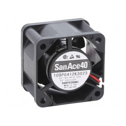 Ventilator DC axial 12V 40x40x28mm 35,4m3/h 50dBA cu lagăr bilă | Electronic-mag.ro | Componente Electronice