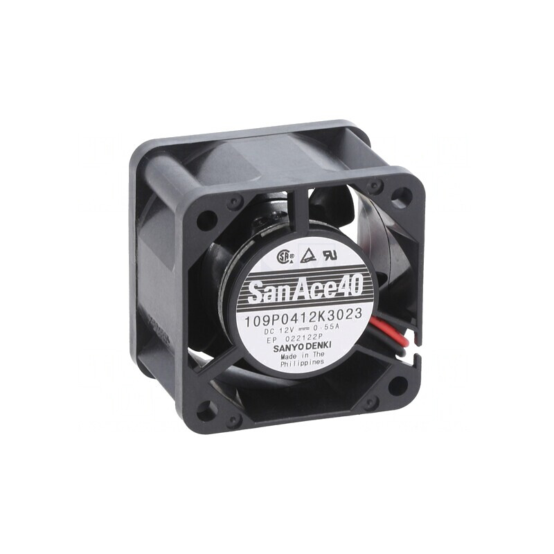 Ventilator DC axial 12V 40x40x28mm 35,4m3/h 50dBA cu lagăr bilă | Electronic-mag.ro | Componente Electronice