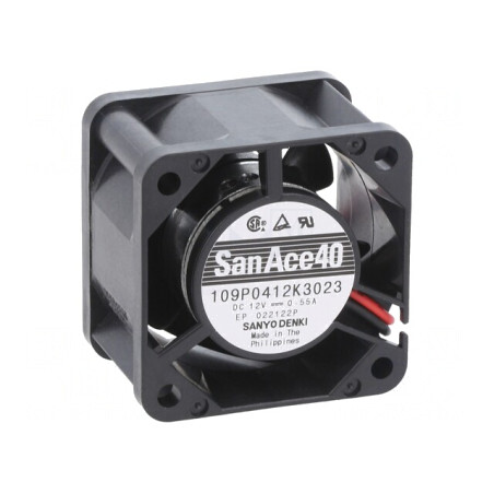 Ventilator DC axial 12V 40x40x28mm 35,4m3/h 50dBA cu lagăr bilă | Electronic-mag.ro | Componente Electronice