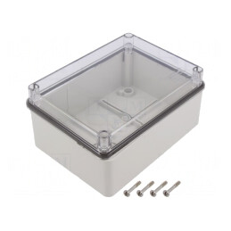 Carcasă Universală Gri IP56 118x158x76mm | Electronic-mag.ro | Componente Electronice