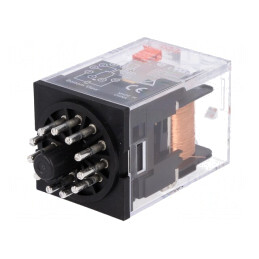 Releu Electromagnetic 3PDT 110VAC 10A | Electronic-mag.ro | Componente Electronice