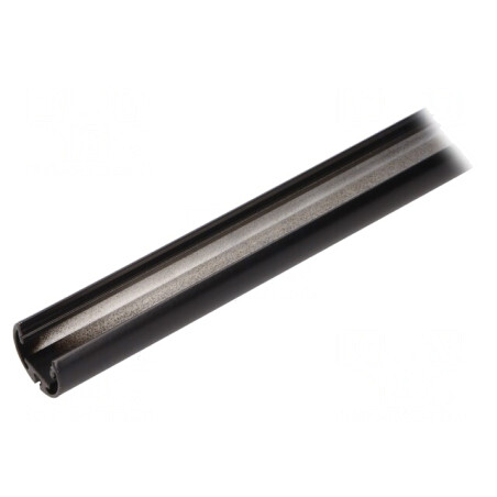 Profi Profil Aluminiu Negru Oval 2m pentru Module LED | Electronic-mag.ro | Componente Electronice