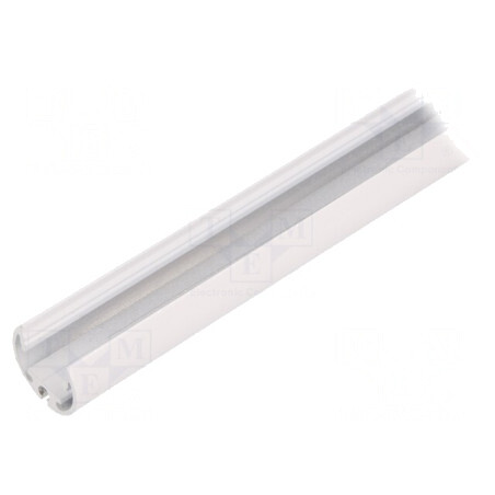 Profil LED Aluminiu Oval 2m Alb PEN12 | Electronic-mag.ro | Componente Electronice