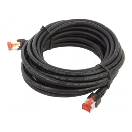 Patch Cord S/FTP Cat6 Negru 5m LSZH