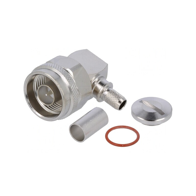 Mufă N tată unghi 90° 50Ω PTFE | Electronic-mag.ro | Componente Electronice