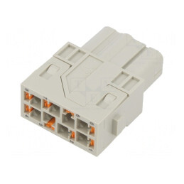 Conector HDC Modular Mamă 8 Pin 16A 400V Push-In | Electronic-mag.ro | Componente Electronice
