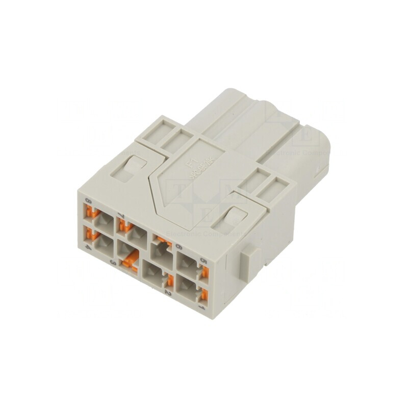 Conector HDC Modular Mamă 8 Pin 16A 400V Push-In | Electronic-mag.ro | Componente Electronice