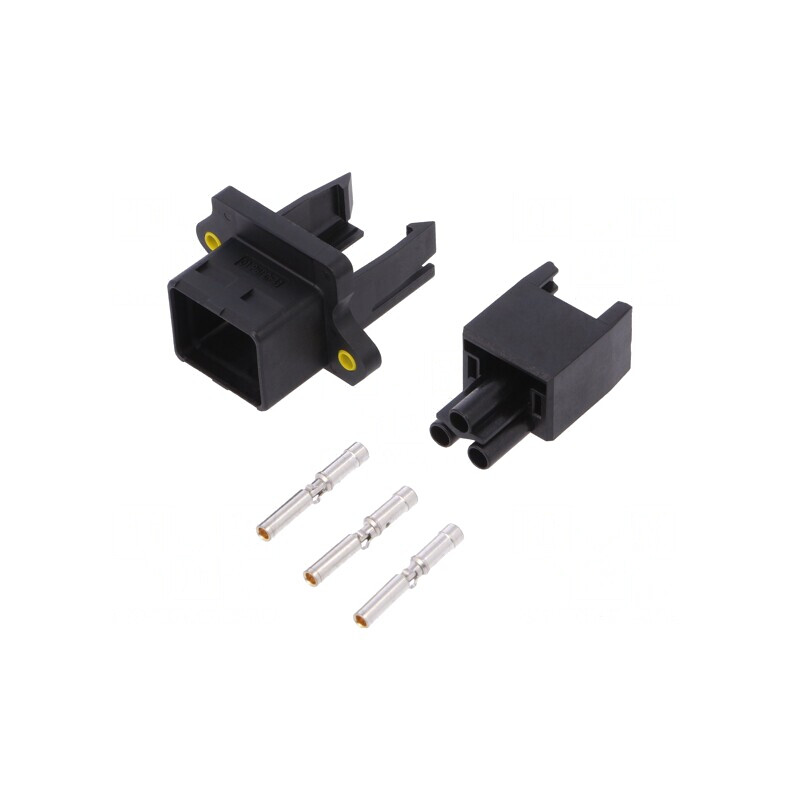 Conector PushPull V4 PFT 250V 16A 3p Crimp | Electronic-mag.ro | Componente Electronice