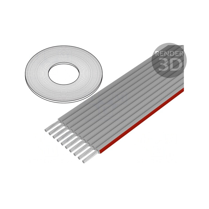 Cablu Bandă 1mm Litat Cu 10x28AWG PVC Gri | Electronic-mag.ro | Componente Electronice Cablu Bandă 1mm Litat Cu 10x28AWG PVC Gri | Electronic-mag.ro | Componente Electronice