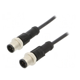 Cablu pentru senzori automatizări M12 1m | Electronic-mag.ro | Componente Electronice