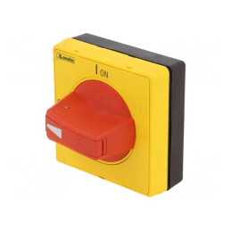 Buton Reglabil Roșu/Galben GA | Electronic-mag.ro | Componente Electronice