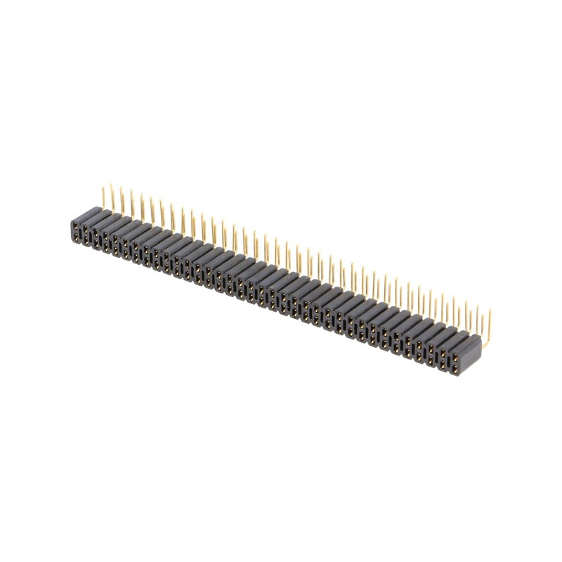 Soclu pini mamă 2x36 90° 2.54mm THT | Electronic-mag.ro | Componente Electronice