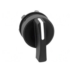 Comutator Rotativ 22mm 3 Pini Negru | Electronic-mag.ro | Componente Electronice