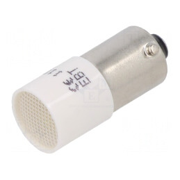Lampă de control LED albă 110V