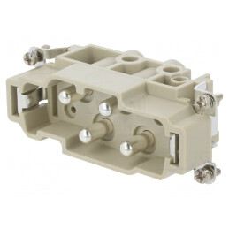 Conector HDC Inserturi Contact Tată DK PIN 6 2PE 4PE | Electronic-mag.ro | Componente Electronice