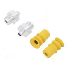 Ventuză 12mm cu filet G 1/8M Duritate 55 Shore | Electronic-mag.ro | Componente Electronice