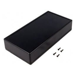 Carcasă Universală 110x220x44mm ABS Neagră | Electronic-mag.ro | Componente Electronice