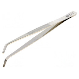 Pensetă de Precizie cu Vârf Curbat 155mm | Electronic-mag.ro | Componente Electronice