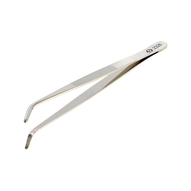 Pensetă de Precizie cu Vârf Curbat 155mm | Electronic-mag.ro | Componente Electronice