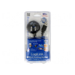 Cablu USB 3.0 Dual USB A 1.5m Negru | Electronic-mag.ro | Componente Electronice