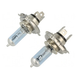 Lampă auto H4 P43t 12V 60/55W alb-albastru BLUE50 | Electronic-mag.ro | Componente Electronice