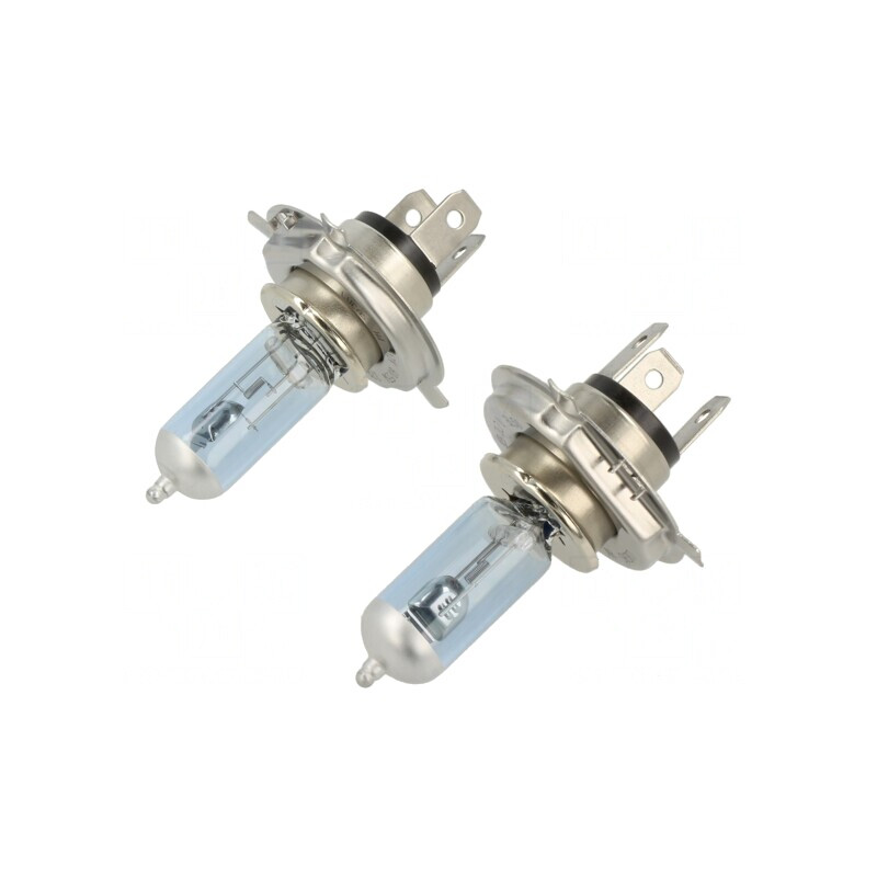 Lampă auto H4 P43t 12V 60/55W alb-albastru BLUE50 | Electronic-mag.ro | Componente Electronice