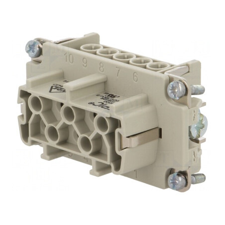 Conector HDC EPIC H-BE 10P 16A Mamă | Electronic-mag.ro | Componente Electronice