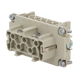 Conector HDC EPIC H-BE 10P 16A Mamă | Electronic-mag.ro | Componente Electronice