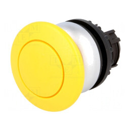 Comutator apăsare 22mm galben | Electronic-mag.ro | Componente Electronice