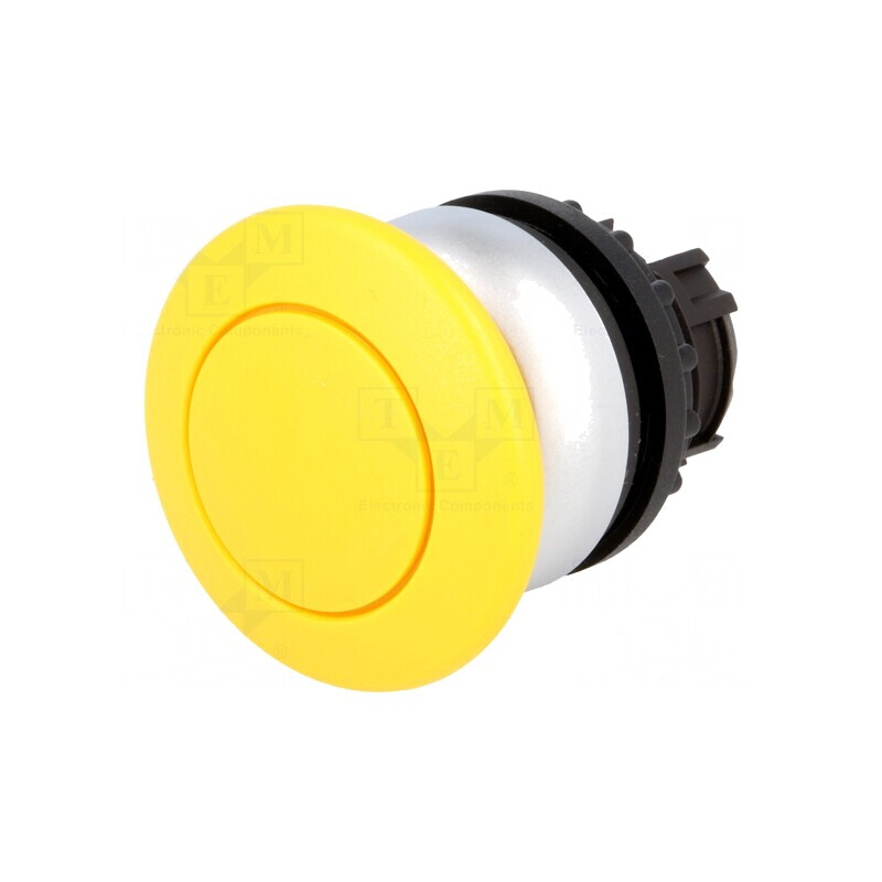 Comutator apăsare 22mm galben | Electronic-mag.ro | Componente Electronice