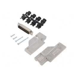 Conector D-Sub 25 pini tată 90° pentru lipire | Electronic-mag.ro | Componente Electronice
