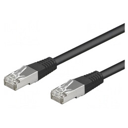 Patch cord negru 30m SF/UTP Cat5e PVC | Electronic-mag.ro | Componente Electronice