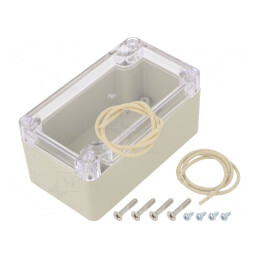 Carcasă universală ABS bej IP65 65x115x55mm Ritec | Electronic-mag.ro | Componente Electronice