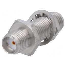 Adaptor SMA Mamă Aurit 50Ω | Electronic-mag.ro | Componente Electronice
