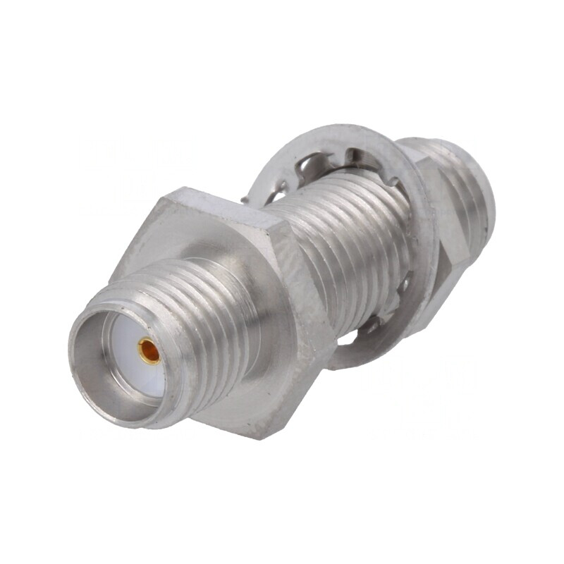 Adaptor SMA Mamă Aurit 50Ω | Electronic-mag.ro | Componente Electronice