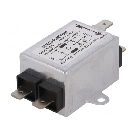 Filtru Anti-Interferențe 250VAC 68nF 2,2nF 1,5mH THT | Electronic-mag.ro | Componente Electronice