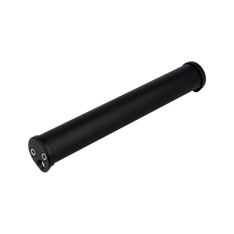 Manetă Aluminiu Neagră 34.5mm x 206mm Ovală | Electronic-mag.ro | Componente Electronice