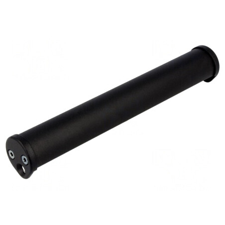 Manetă Aluminiu Neagră 34.5mm x 206mm Ovală | Electronic-mag.ro | Componente Electronice