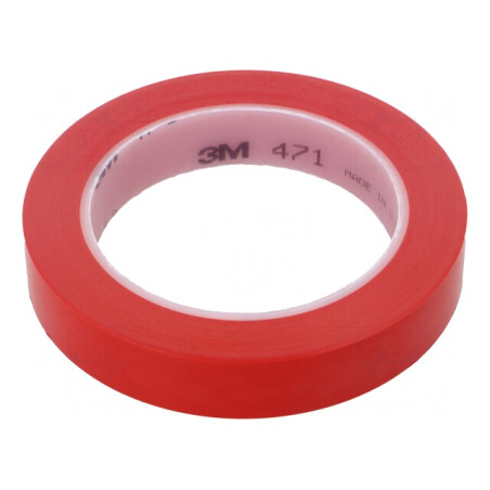 Bandă de marcare roșie 33m x 19mm | Electronic-mag.ro | Componente Electronice