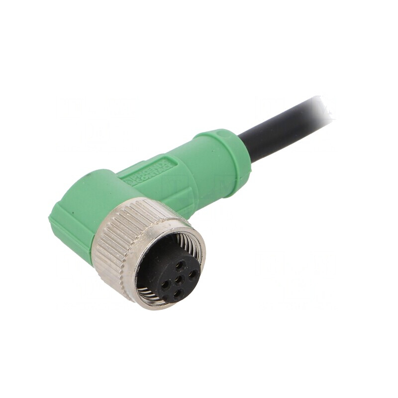 Cablu de conectare M12 5 PIN unghi 1,5m 60VAC 4A | Electronic-mag.ro | Componente Electronice