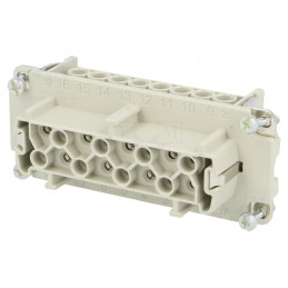 Conector HDC Inserturi Contact Mamă 16P 16PE | Electronic-mag.ro | Componente Electronice