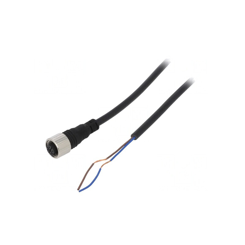 Cablu de conectare M12 5m PVC | Electronic-mag.ro | Componente Electronice