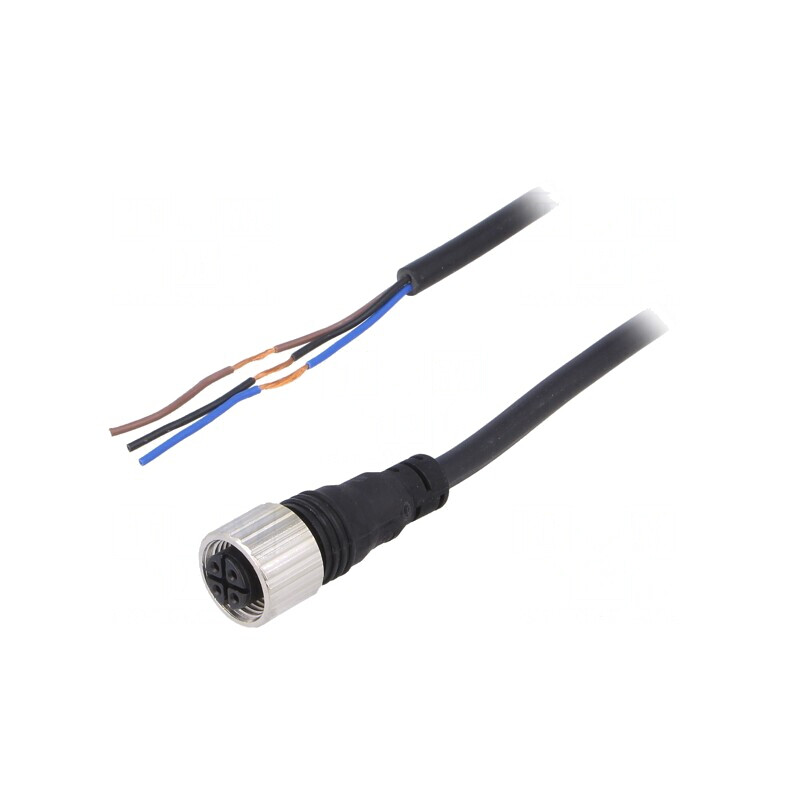 Cablu Conectare M12 3-Pin 5m PVC | Electronic-mag.ro | Componente Electronice